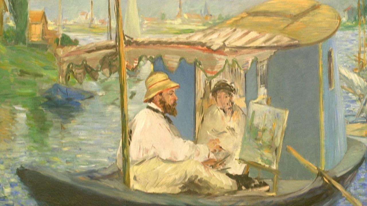 Kunst Entdecken Manet Malt Monet