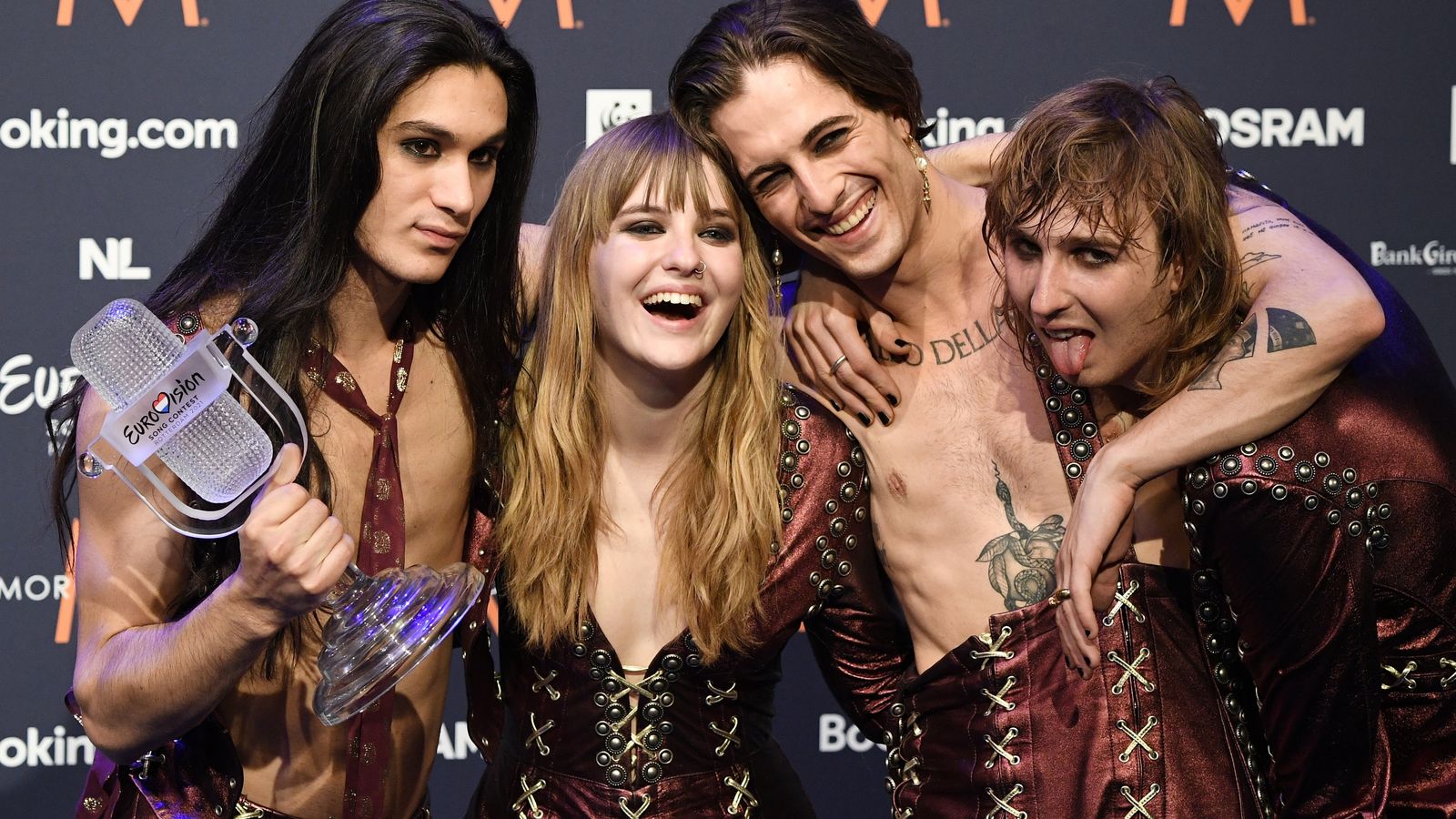 photo Maneskin Wallpaper Logo esc sieger drogentest bei maneskin