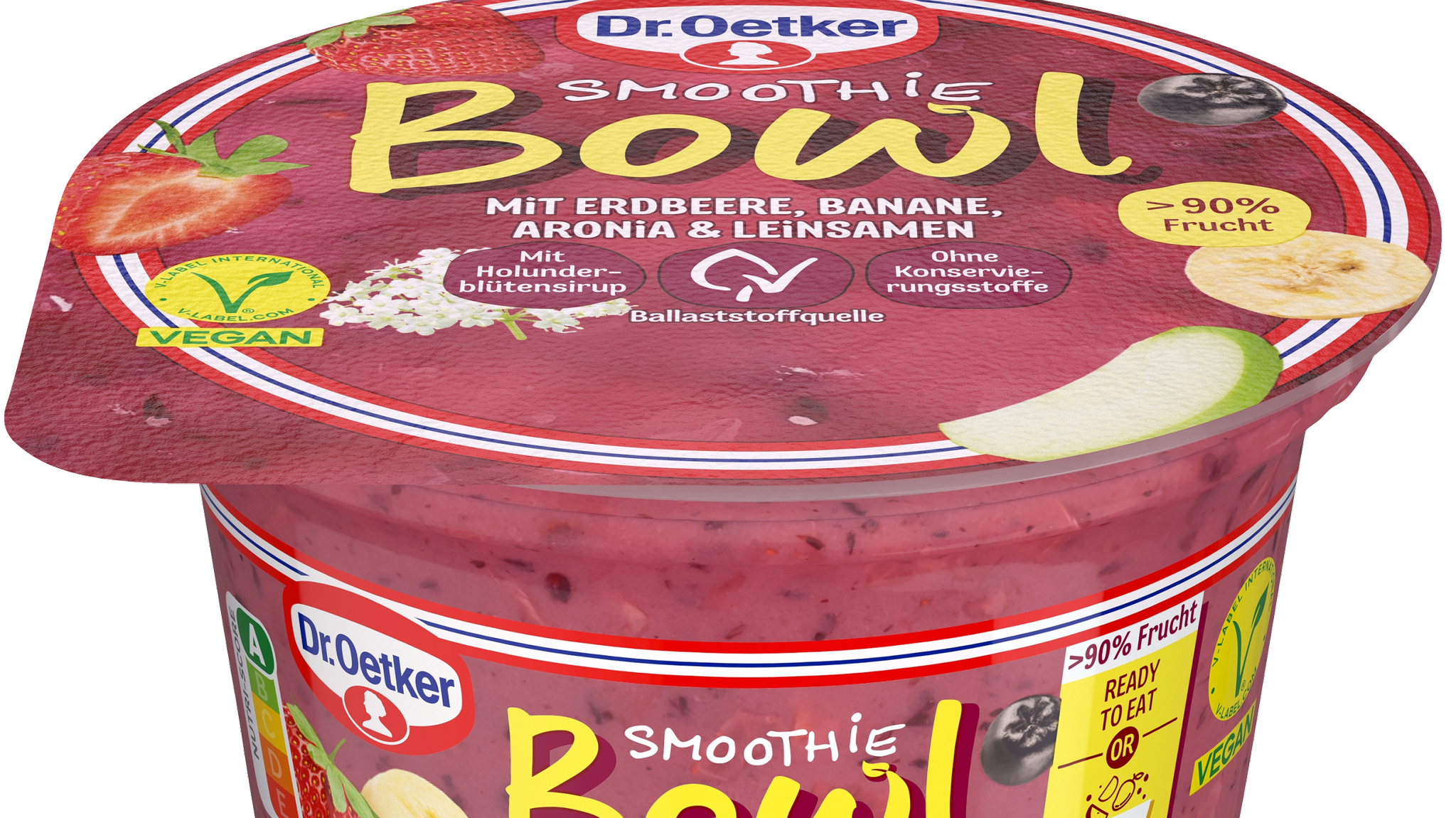 Dr. Oetker ruft "Smoothie Bowl mit Erdbeer, Banane, Aronia und Leinsamen" zurück