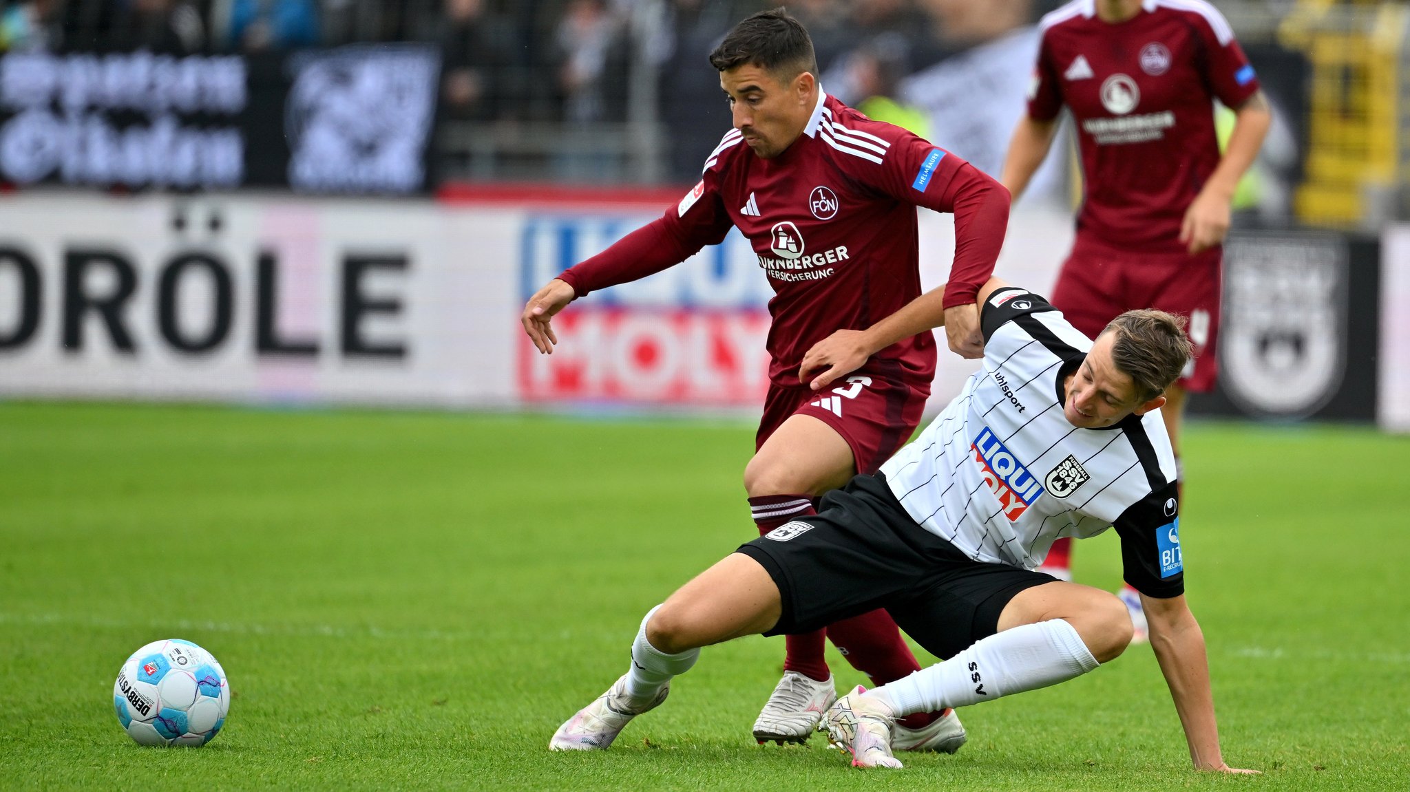 Spielszene SSV Ulm - 1. FC Nürnberg