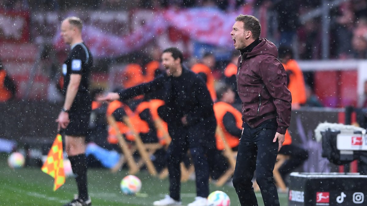 Julian Nagelsmann bei seinem letzten Auftritt als Trainer des FC Bayern