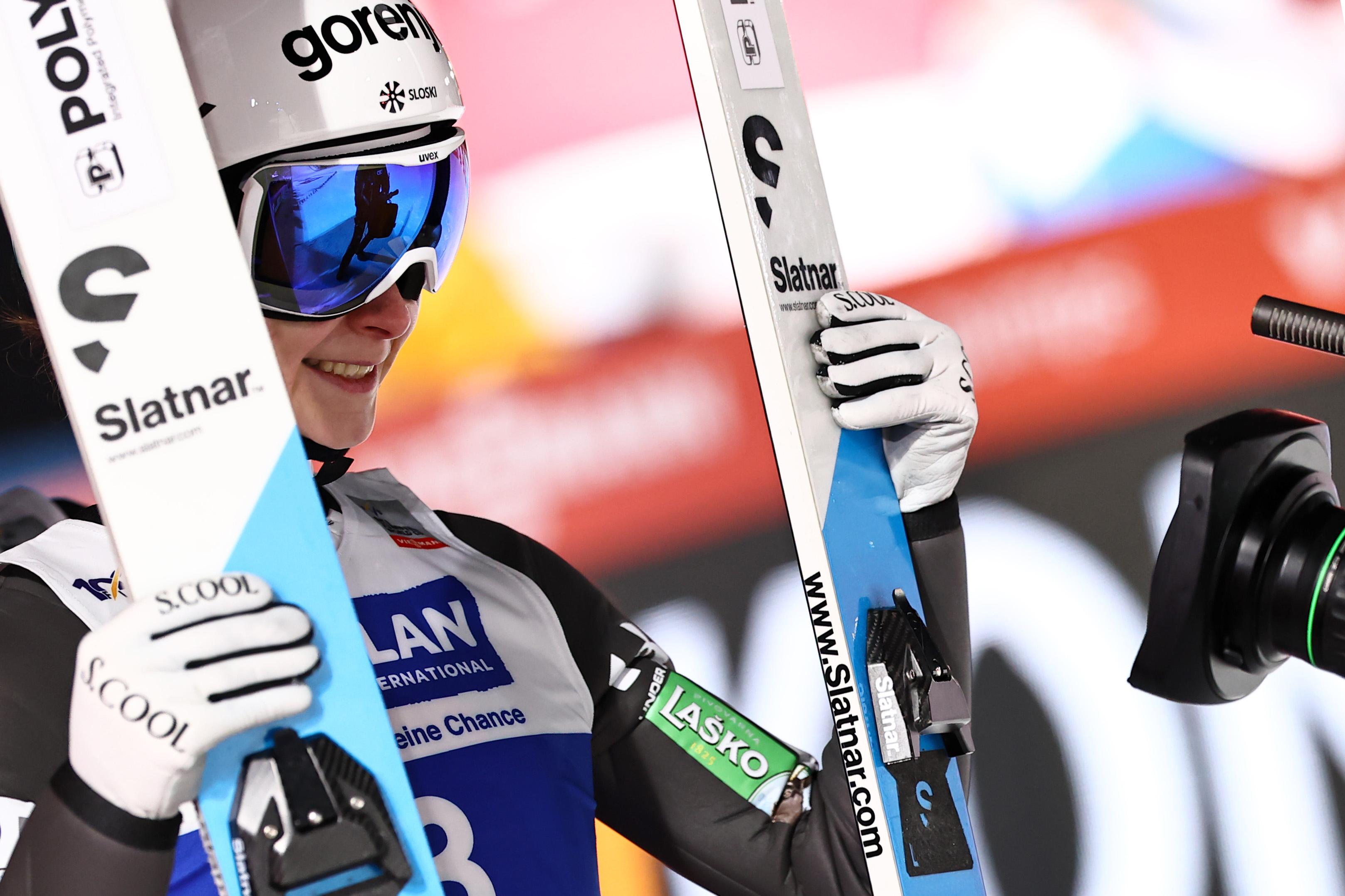 Nika Prevc in Garmisch-Partenkirchen