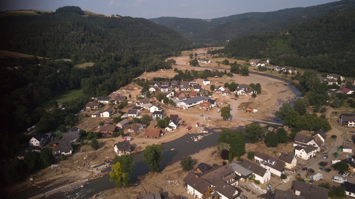 22.07.2021, Rheinland-Pfalz, Insul nach dem Hochwasser.