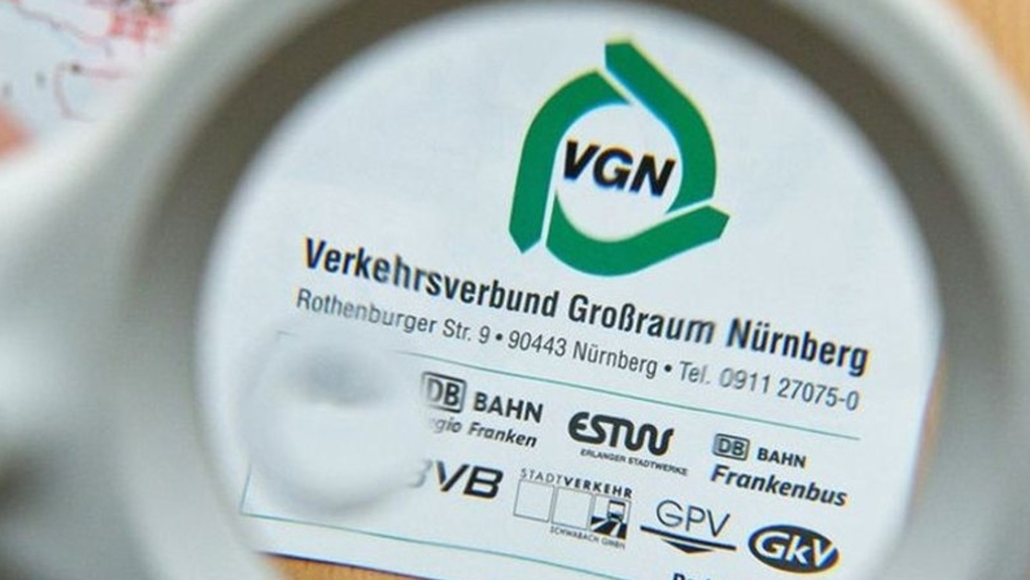 VGN Ticket (Symbolbild) | Bild: picture alliance / dpa | Daniel Karmann VGN Ticket (Symbolbild)