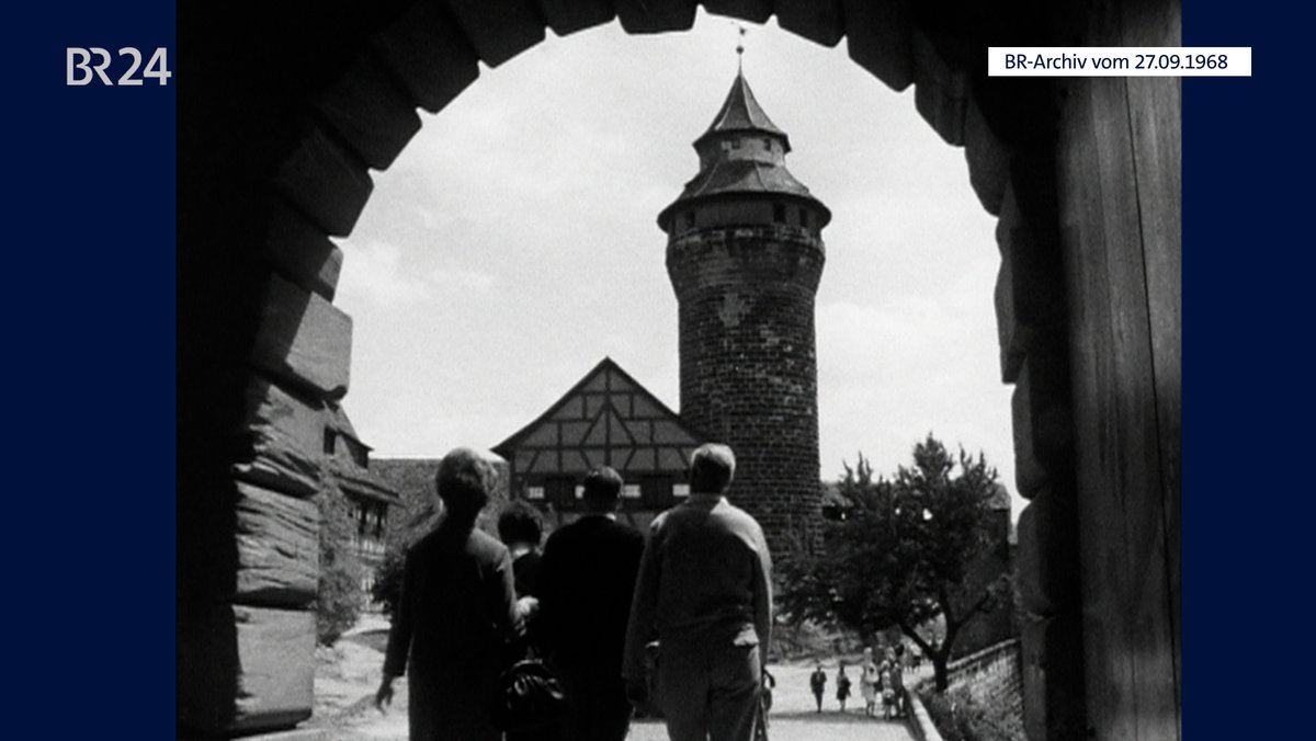 Stadtansicht Nürnberg mit Kaiserburg