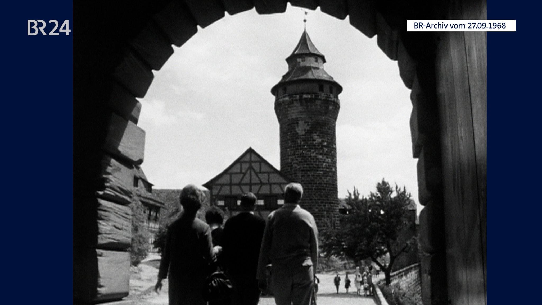 Stadtansicht Nürnberg mit Kaiserburg | Bild: BR-Archiv Stadtansicht Nürnberg mit Kaiserburg