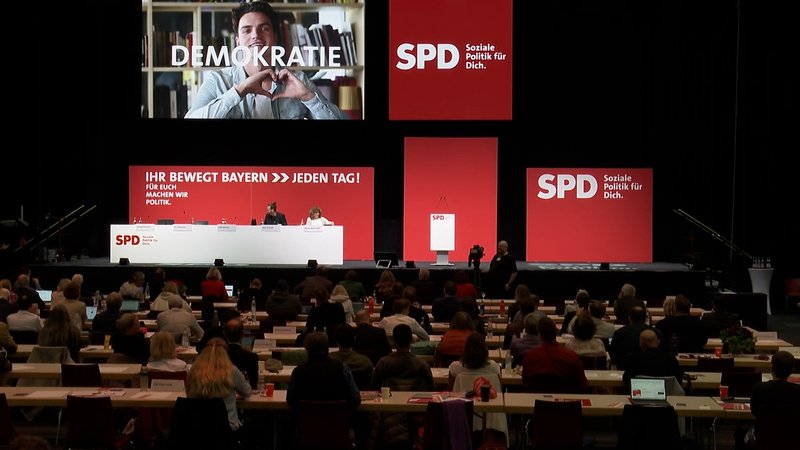 Landesparteitag der BayernSPD in Landshut | Bild: Bayerischer Rundfunk 2025 Landesparteitag der BayernSPD in Landshut