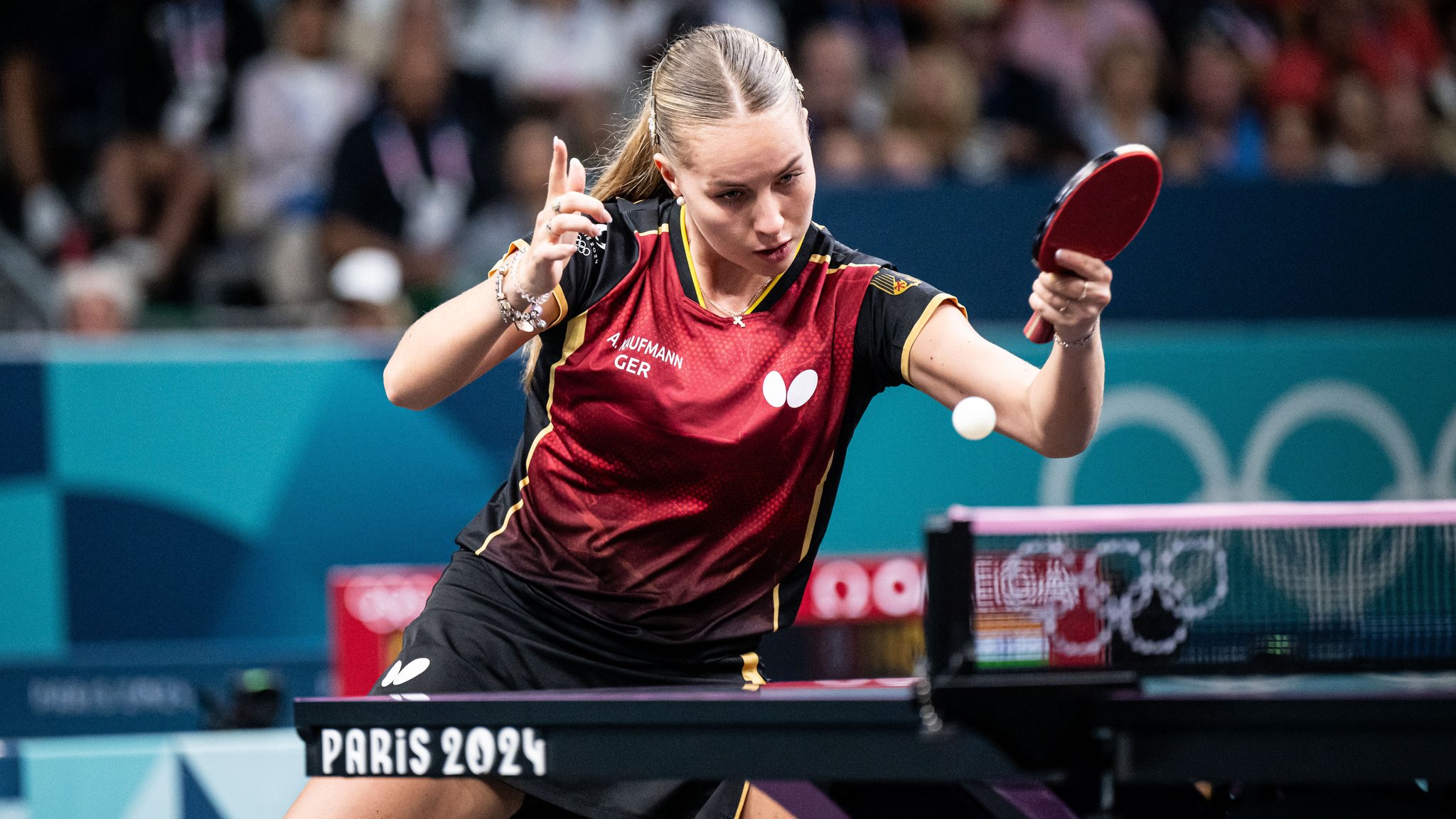 Tischtennis-Spielerin Annett Kaufmann