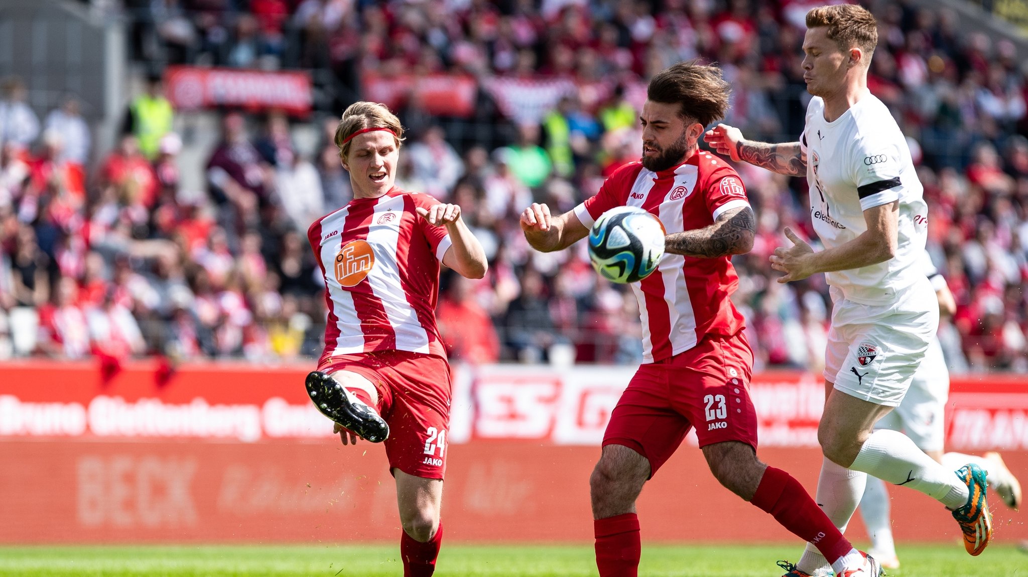 Spielszene RW Essen - FC Ingolstadt 04