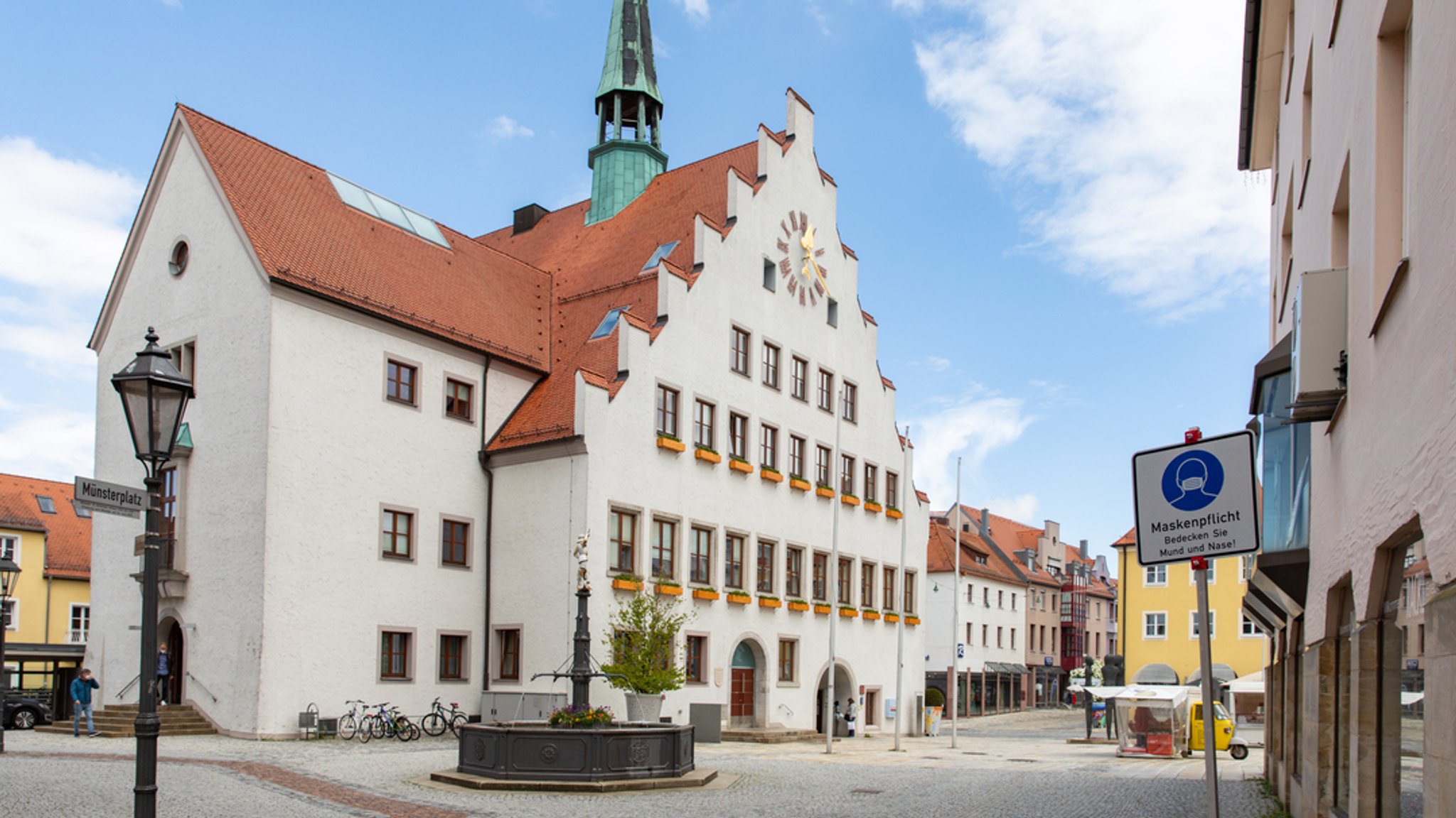 Das Rathaus in Neumarkt in der Oberpfalz.