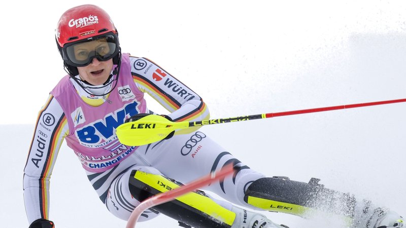 Lena Dürr beim Slalom in Killington