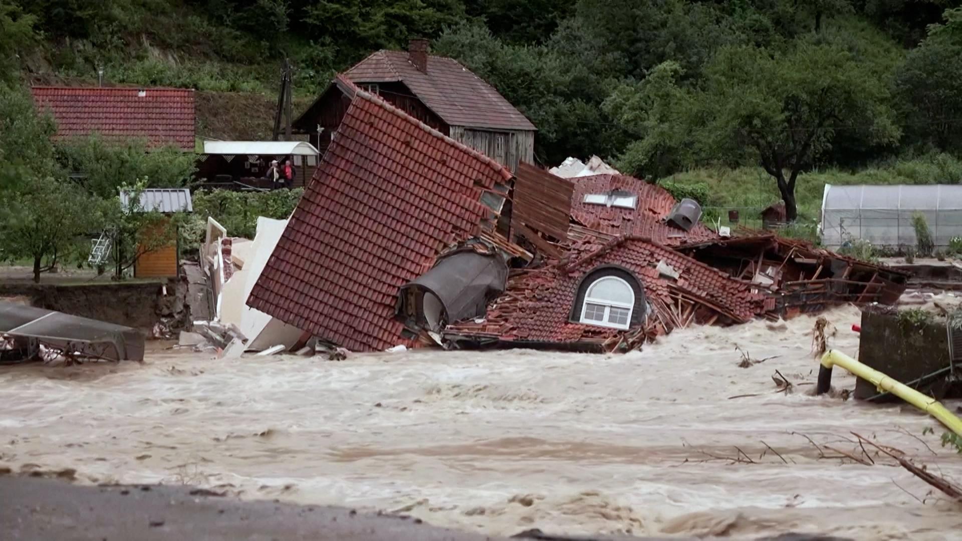 Flutkatastrophe in Slowenien | Bild:BR