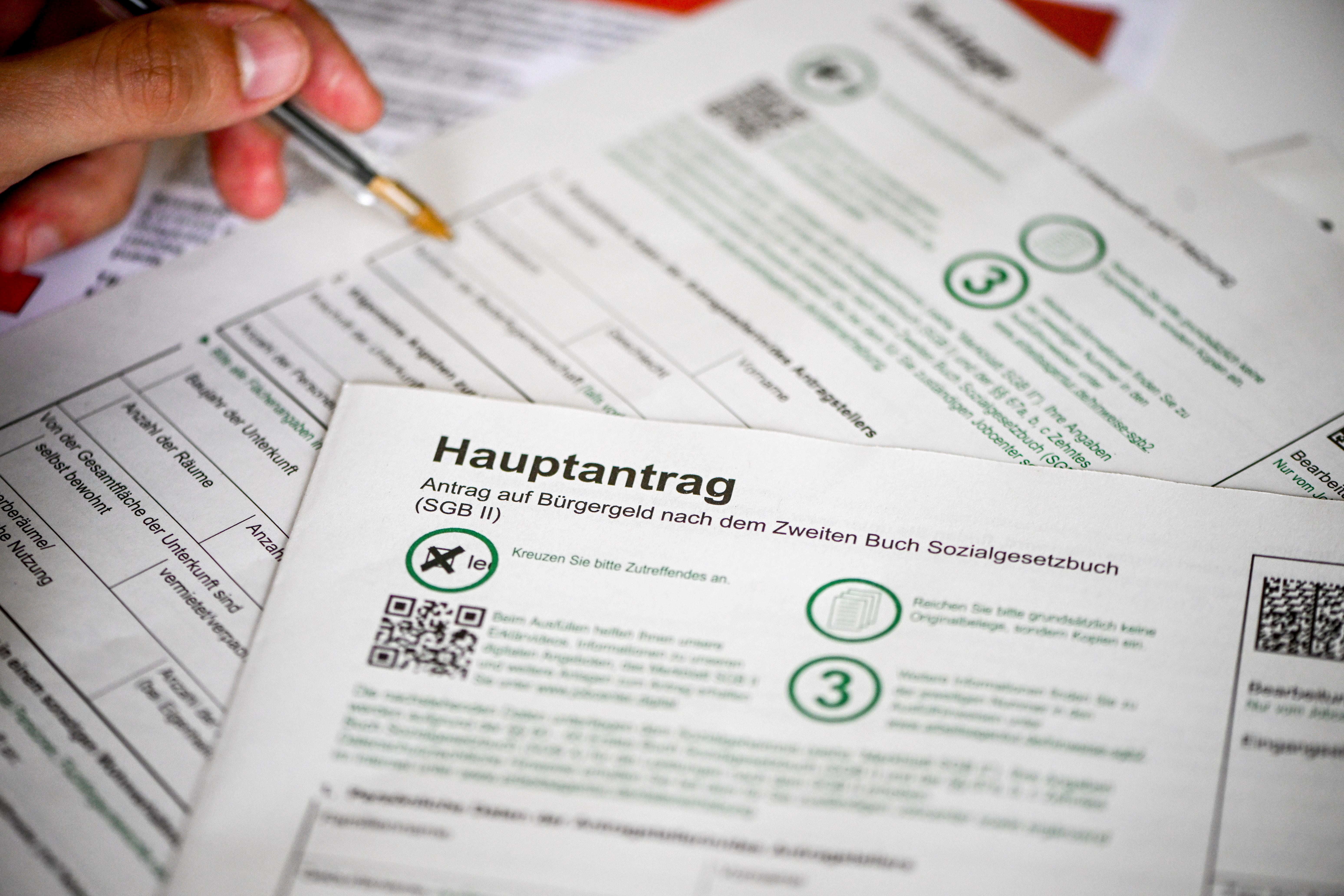Antrag auf Bürgergeld (Symbolbild)