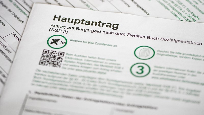 Antrag auf Bürgergeld (Symbolbild) | Bild: pa/dpa/Jens Kalaene Antrag auf Bürgergeld (Symbolbild)