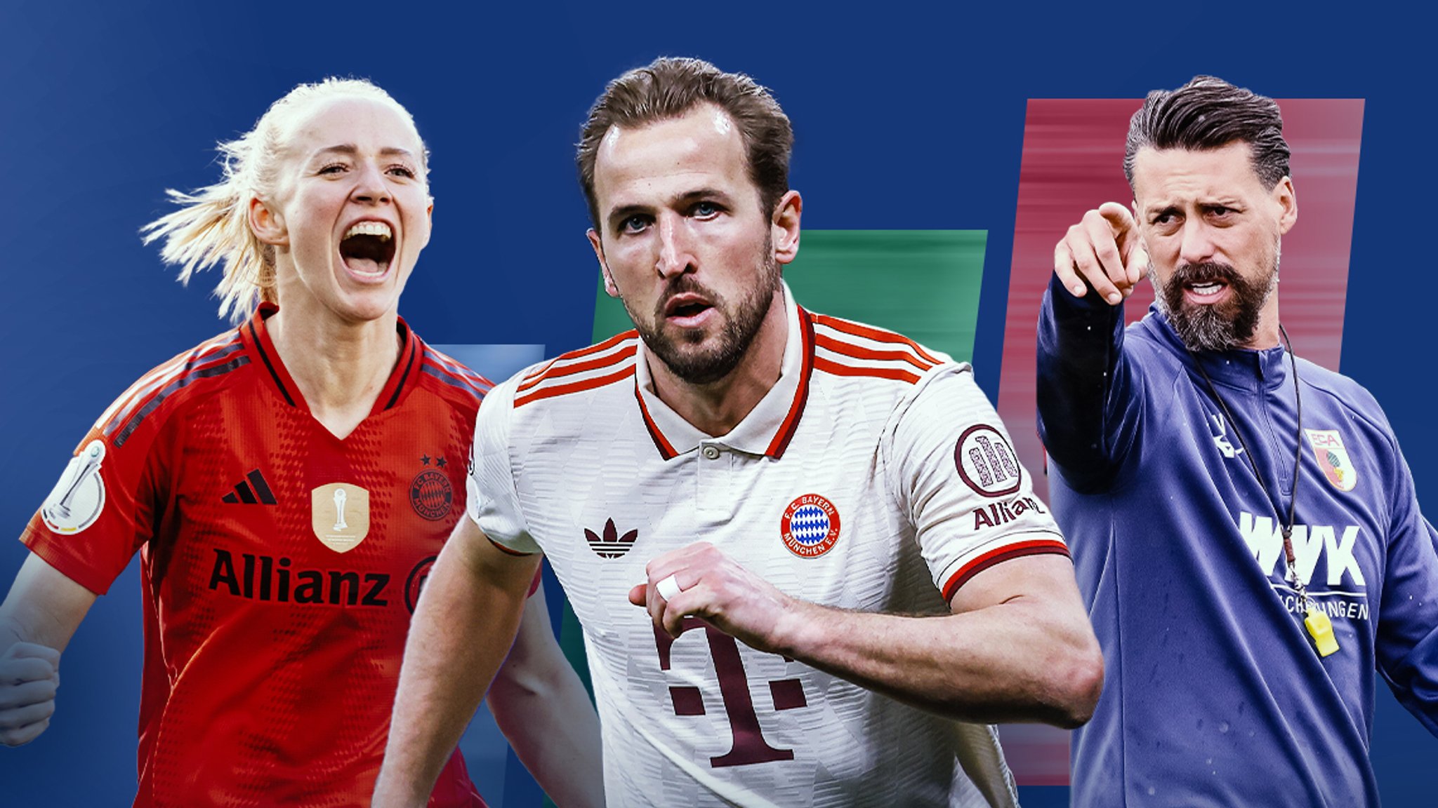 Lea Schüller, Harry Kane, Sandro Wagner