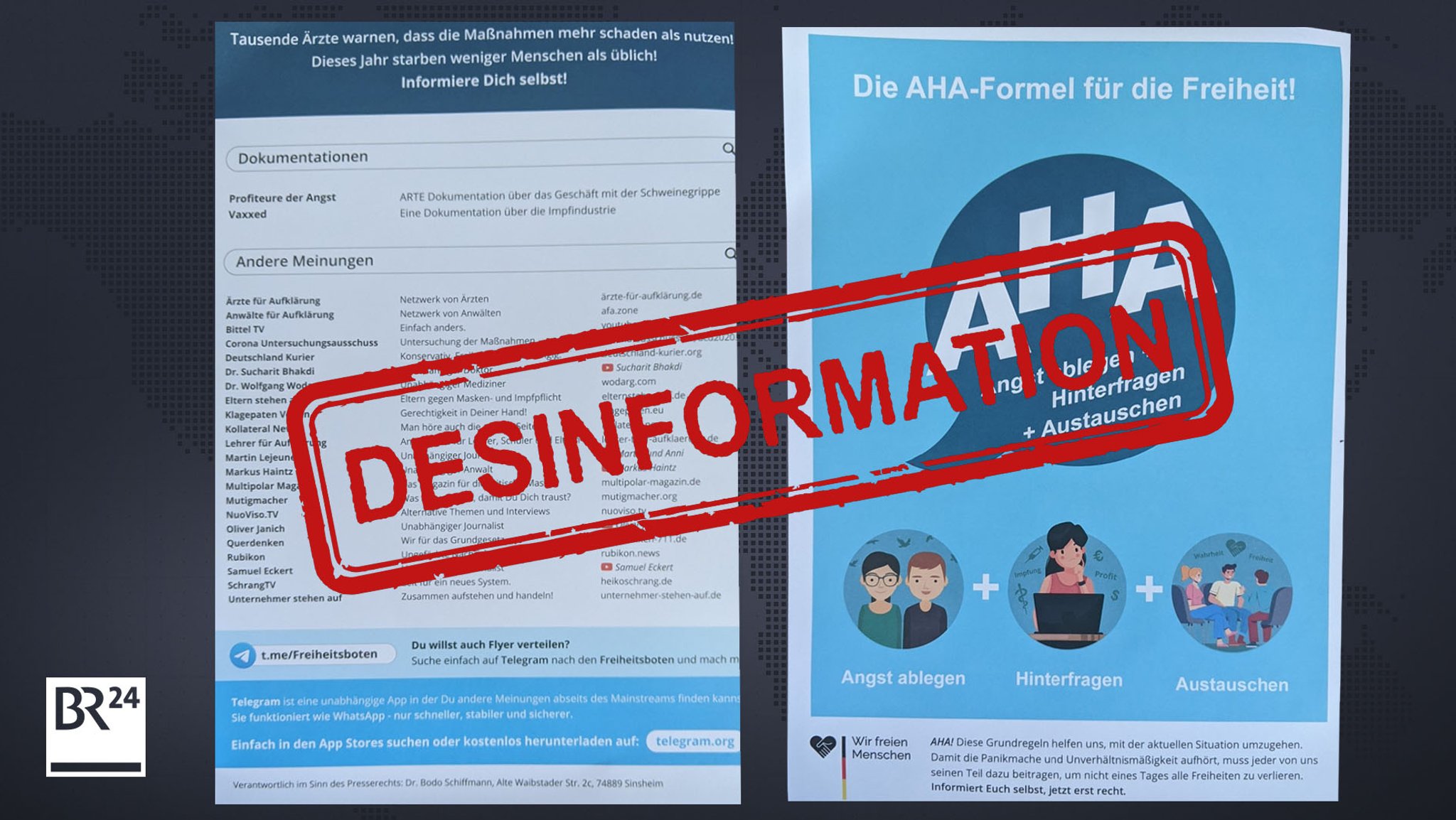 Corona-Pandemie: Desinformation im Briefkasten