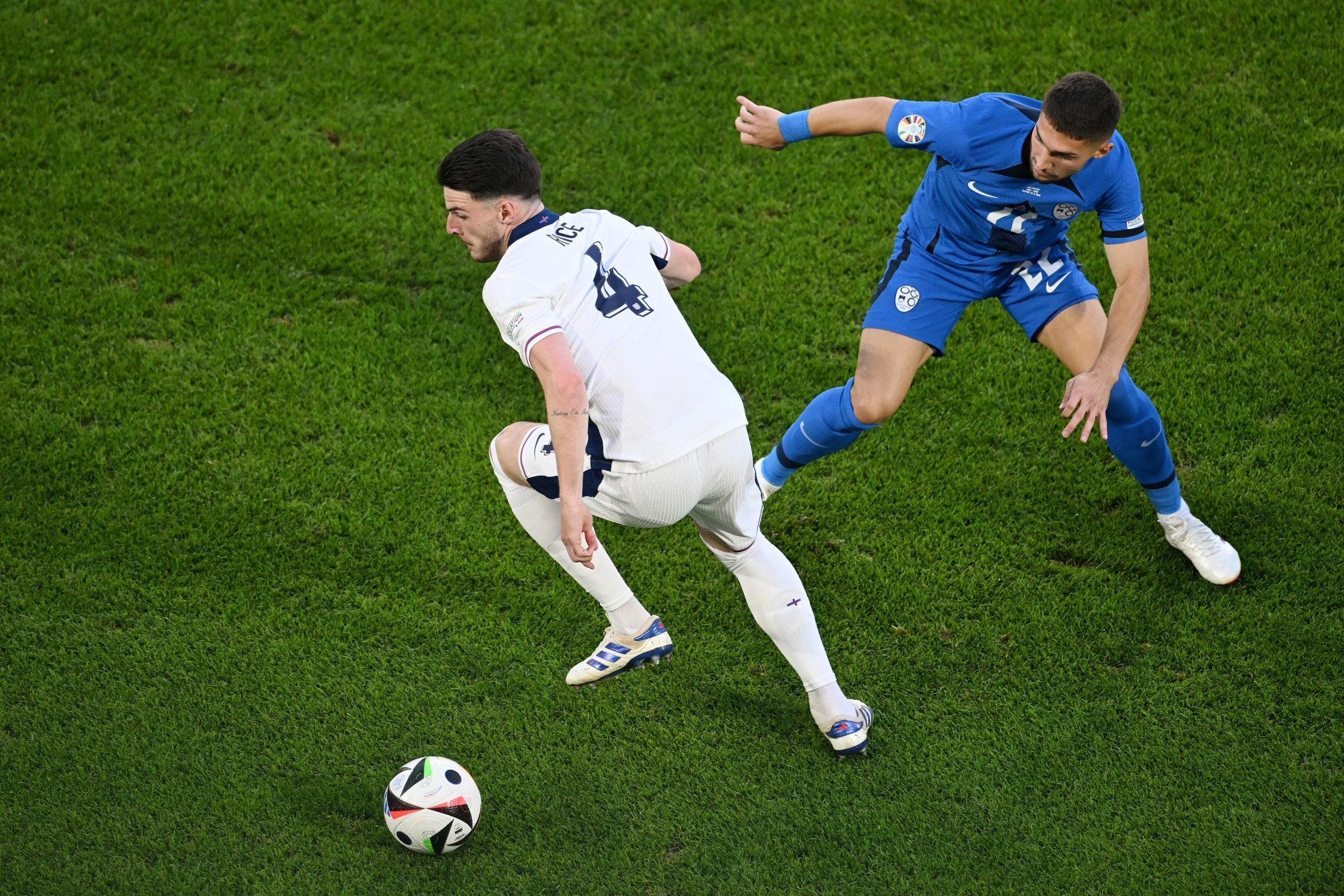 Spielszene England - Slowenien