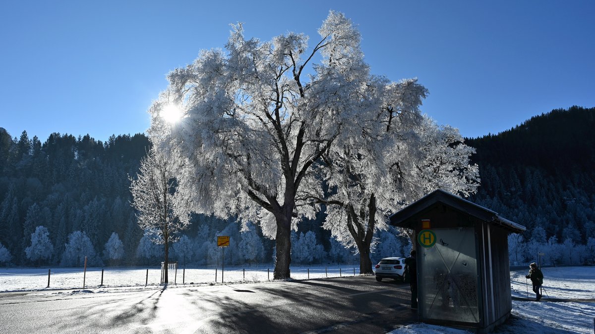 Eisige Temperaturen und etwas Schnee in Bayern erwartet