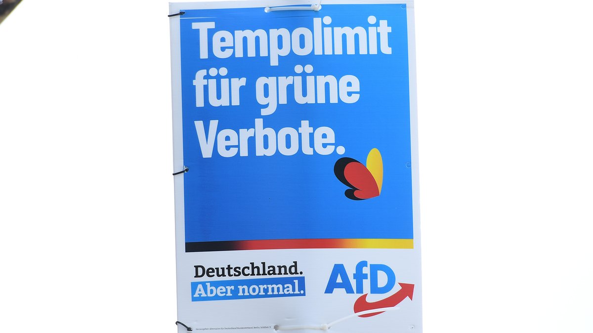 Wahlkampfplakat der AfD 