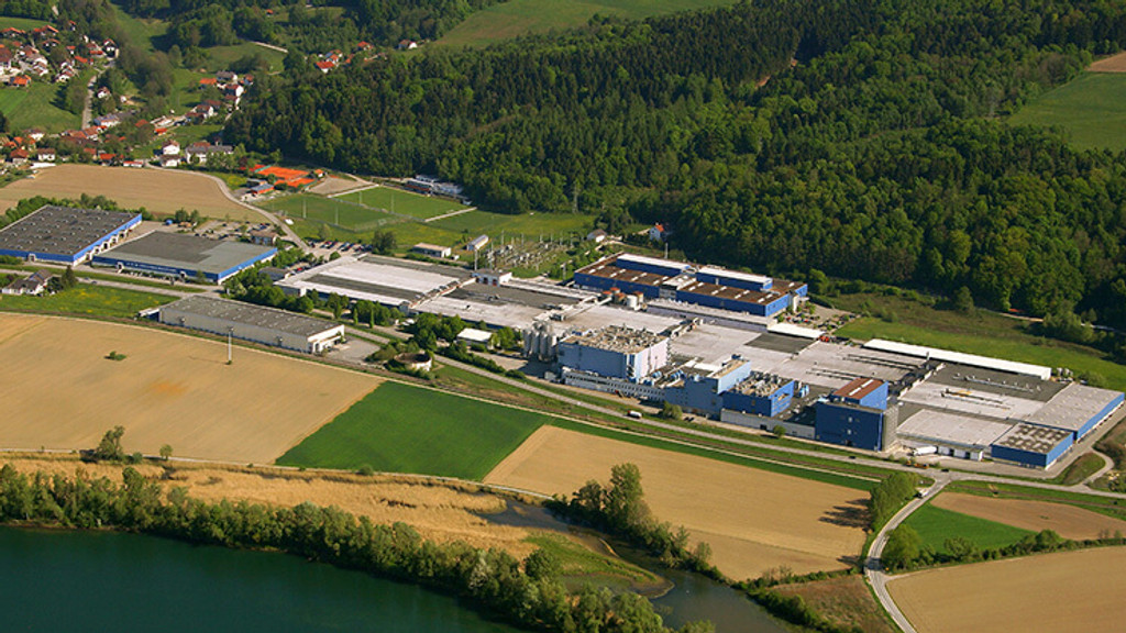 Das Betriebsgelände von TWD Fibres in Deggendorf