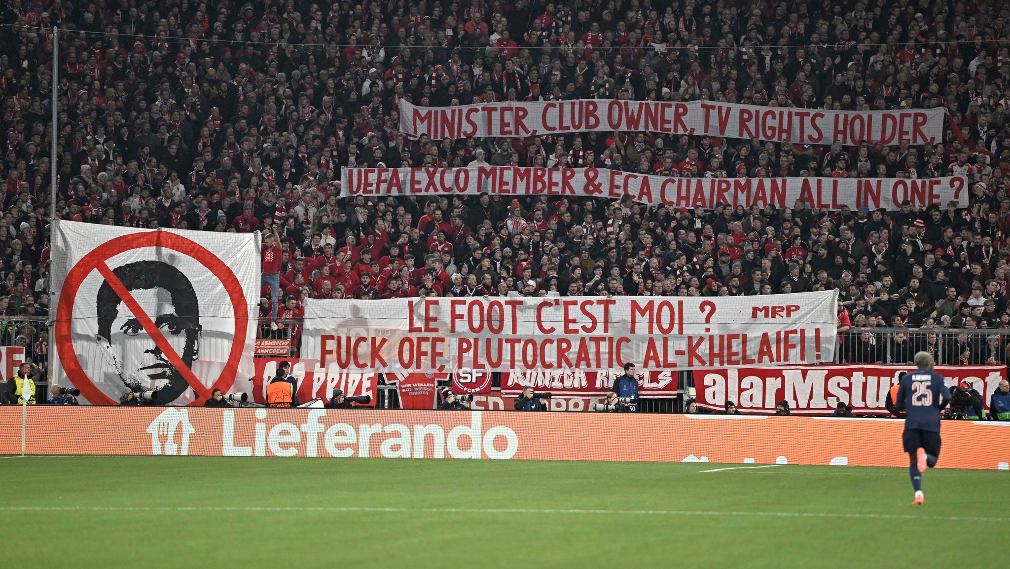 Protest von FC-Bayern-Fans