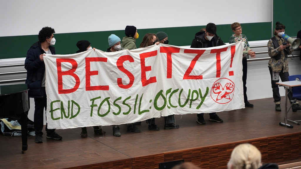Besetzung eines Hörsaales am Montag in Leipzig