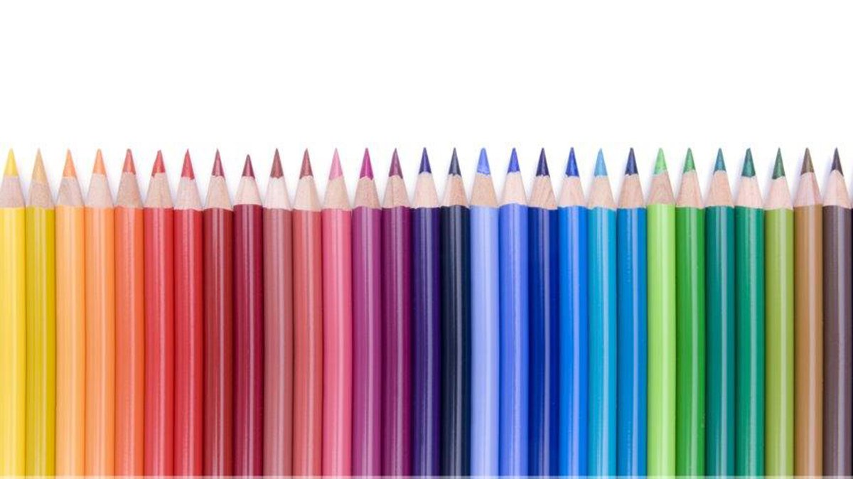 Symbolbild für Diversity: eine ganze Farbpalette an Buntstiften