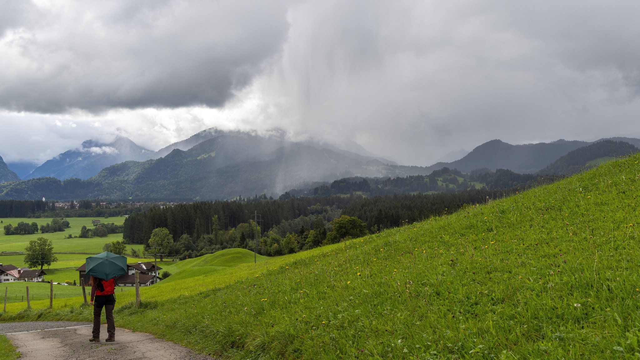 Dauerregen und Schnee - Unwetter in Teilen Bayerns