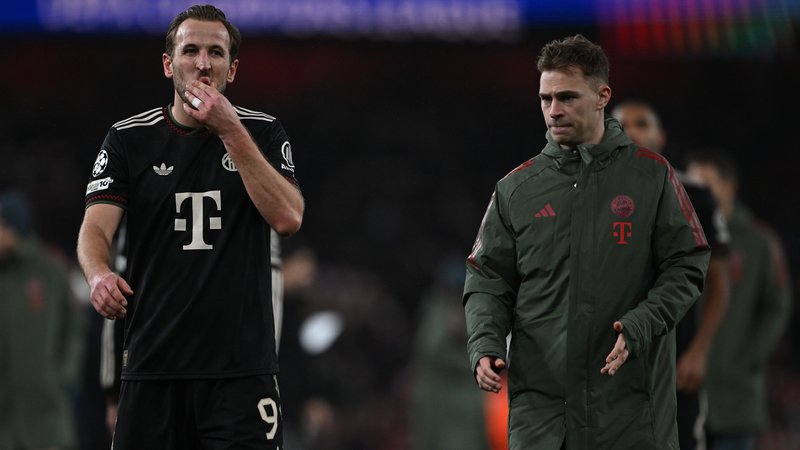 Harry Kane und Joshua Kimmich (r.) | Bild: picture-alliance/dpa Harry Kane und Joshua Kimmich (r.)