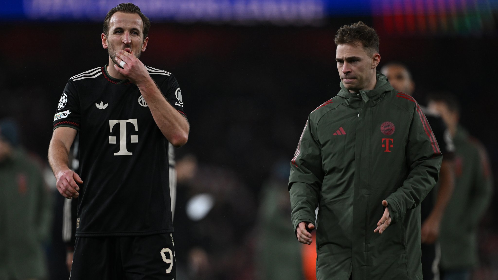 Harry Kane und Joshua Kimmich (r.) | Bild: picture-alliance/dpa Harry Kane und Joshua Kimmich (r.)