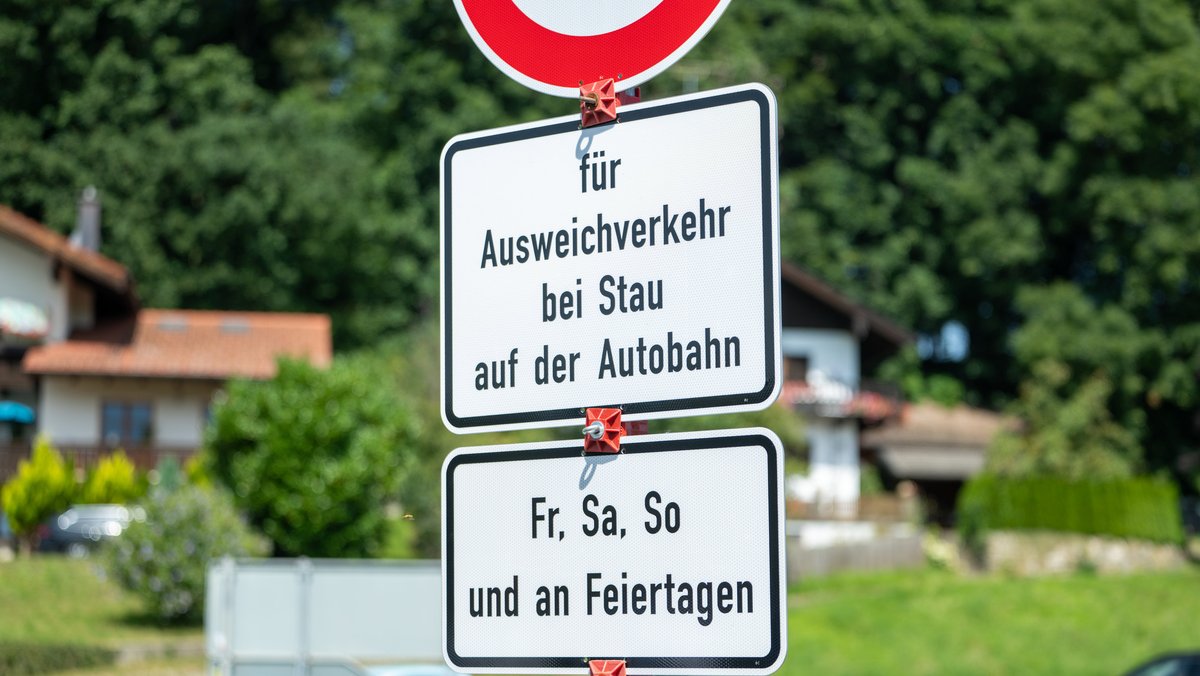 Bei Stau: Durchfahrtsverbote auch im Berchtesgadener Land