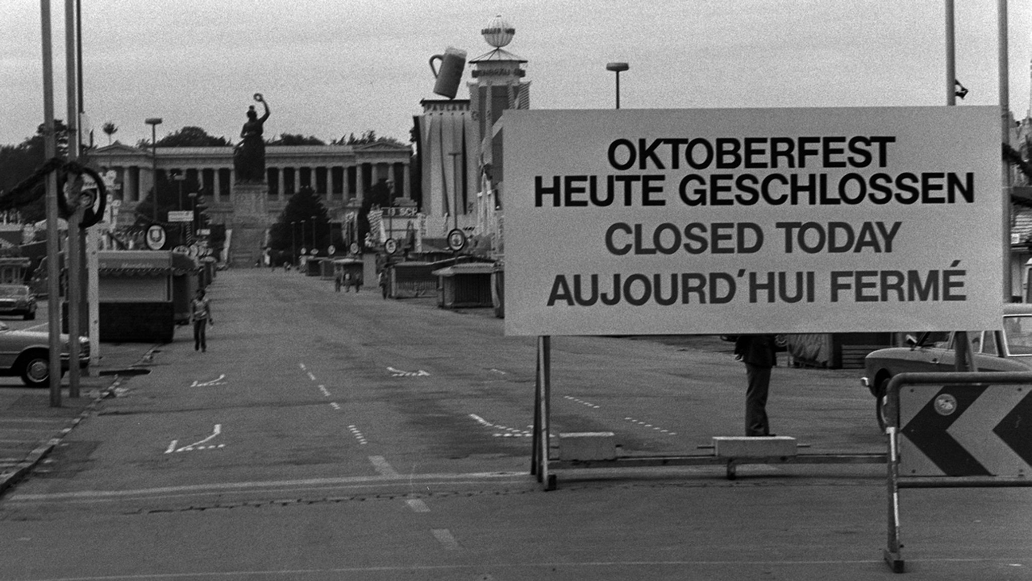 Das Oktoberfest war während der Trauerfeierlichkeiten 1980 für 24 Stunden unterbrochen