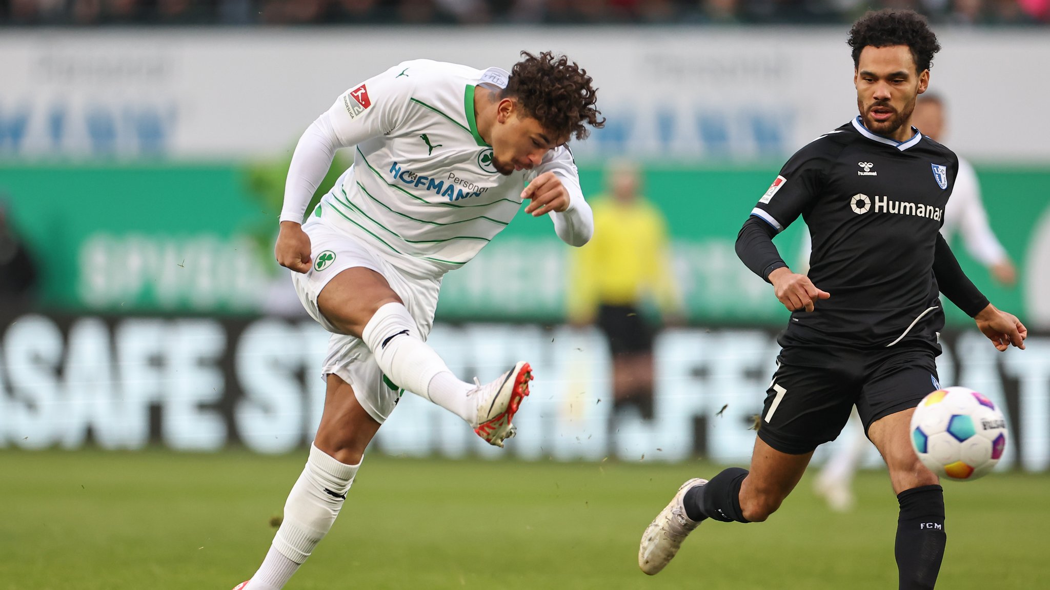 Spielszene SpVgg Greuther Fürth - 1. FC Magdeburg