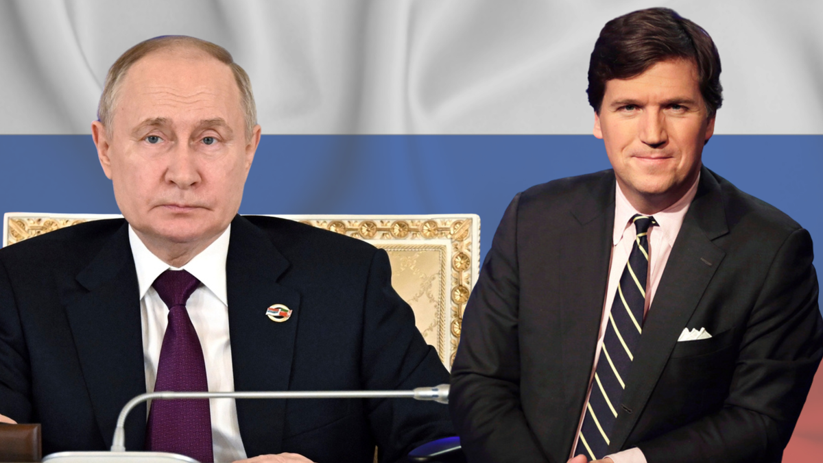 Was macht Ex-Fox News Moderator Tucker Carlson bei Putin?