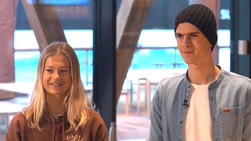 Rosina Neuerer (links) und Ben Neumann | Bild: picture-alliance/dpa Rosina Neuerer (links) und Ben Neumann