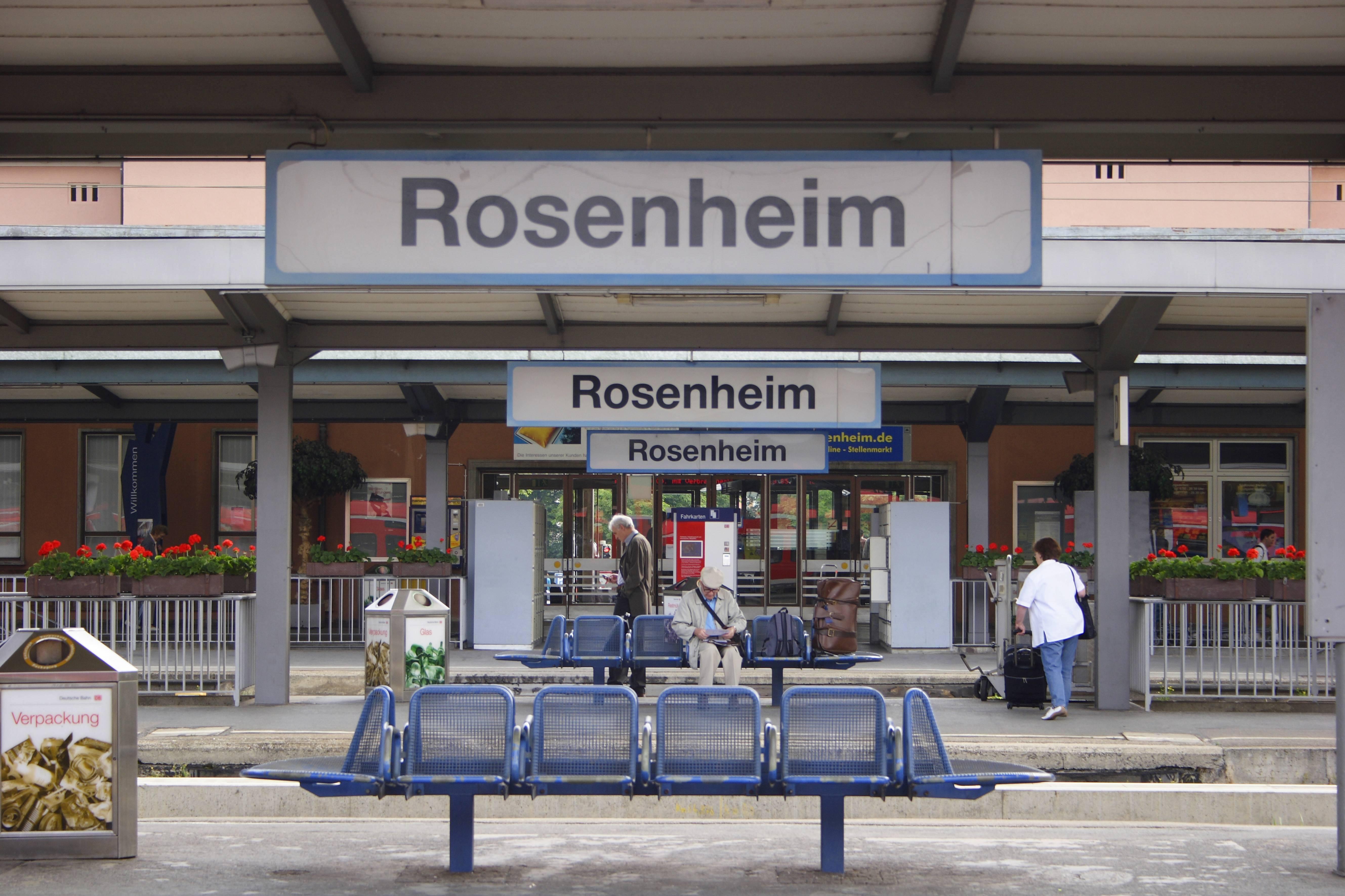 Archivbild: Bahnhof in Rosenheim