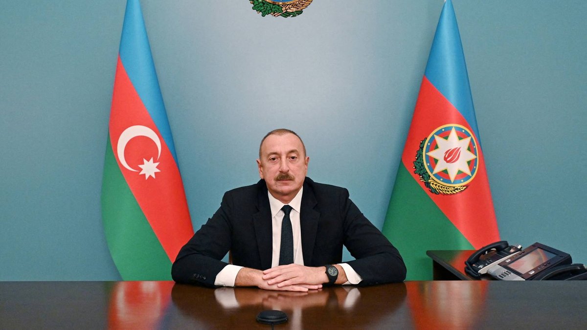 Der aserbaidschanische Präsident Ilham Aliyev