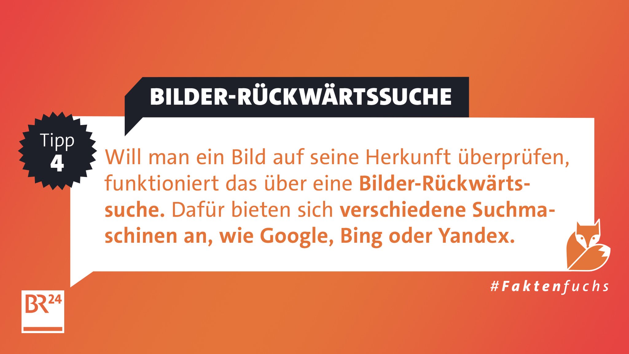 Tipp 5: Bilderrückwärtssuche - dafür gibt es verschiedene Angebote.