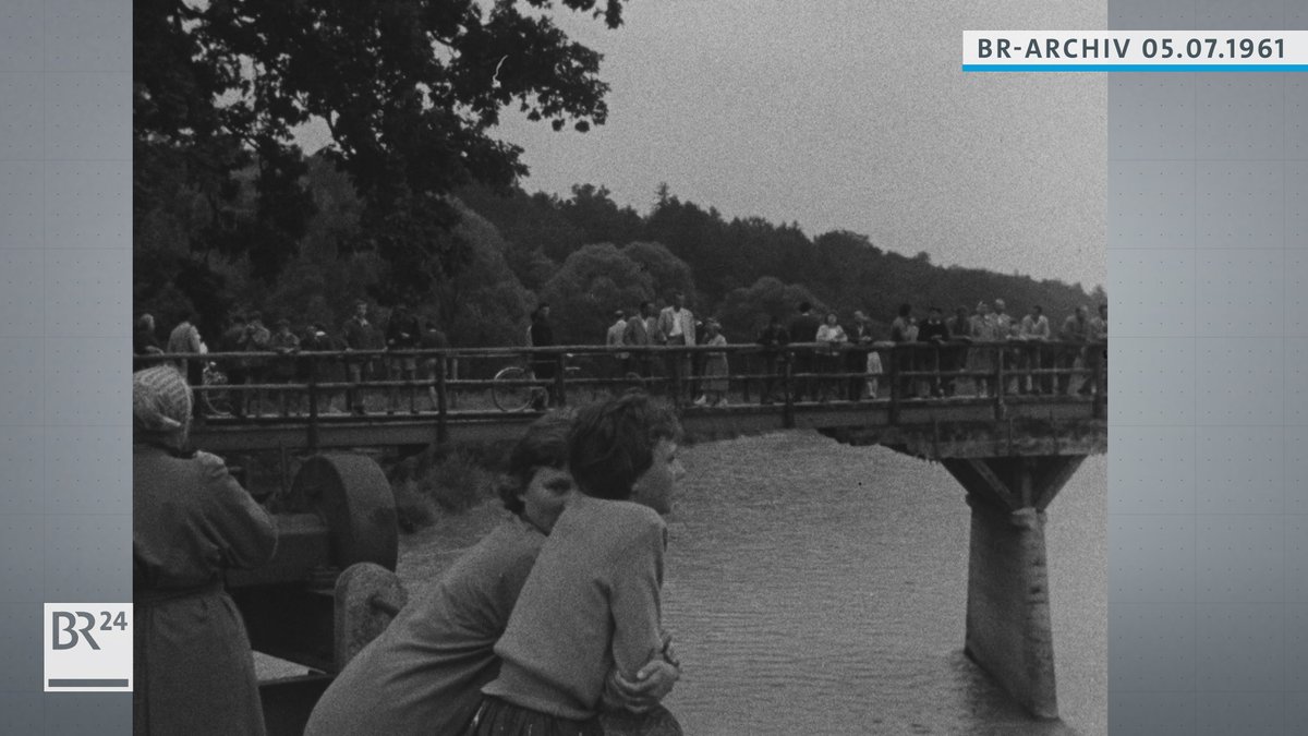 #BR24Zeitreise: Flutwelle der Isar 1961