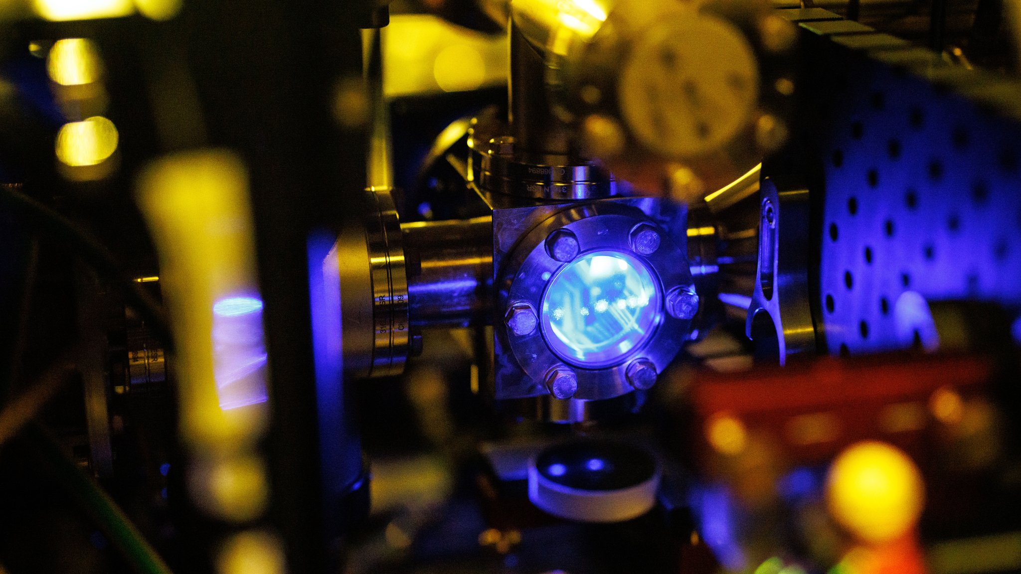 Versuchsaufbau im Munich Quantum Valley.