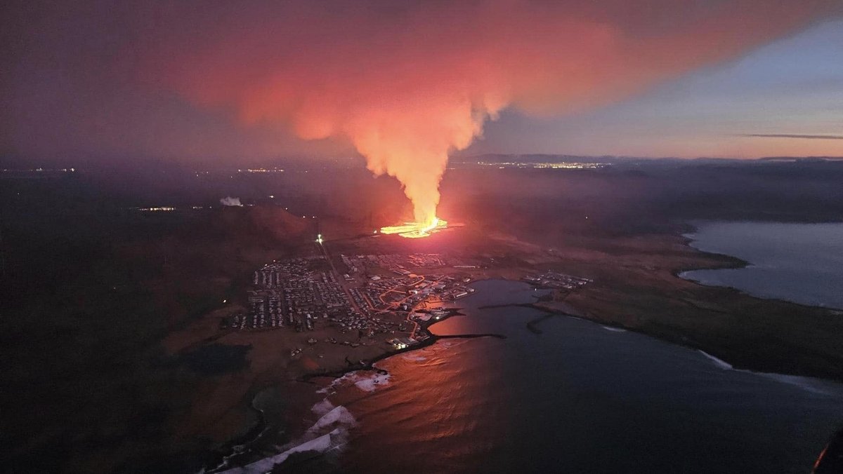 Neuer Vulkanausbruch auf Island - Lava erreicht Grindavík