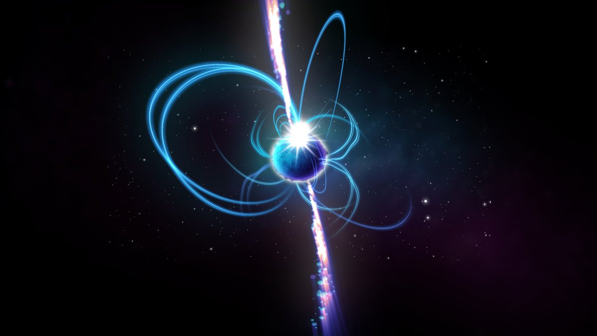 Magnetare sind stark magnetische Neutronensterne, von denen einige manchmal Radiostrahlung erzeugen. Bekannte Magnetare rotieren alle paar Sekunden, aber theoretisch könnten "Ultra-Langzeit-Magnetare" viel langsamer rotieren. 