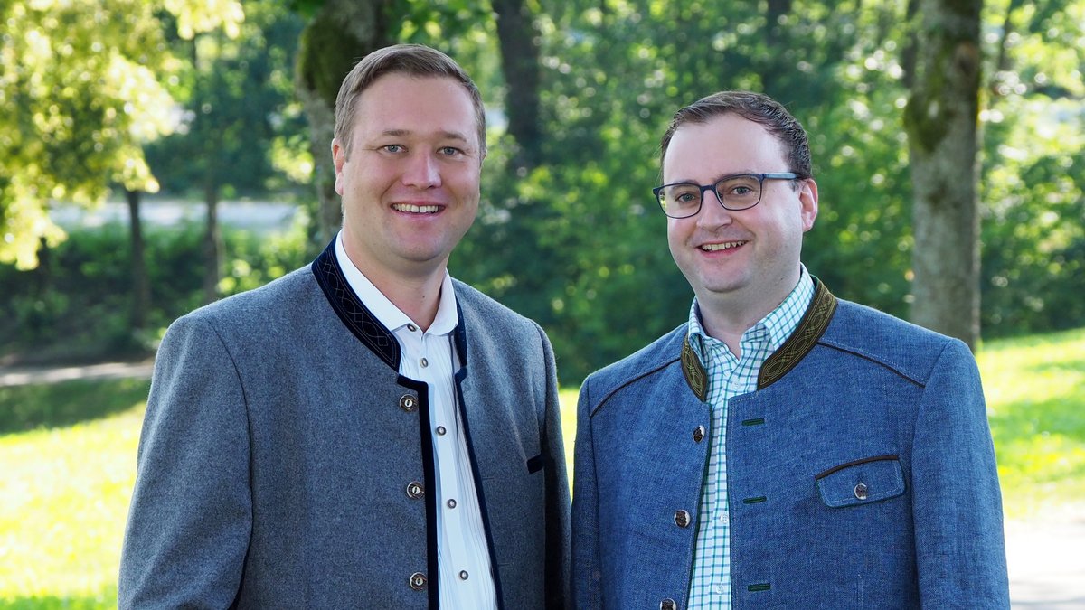Die CSU-Politiker Josef Heisl und Stefan Meyer