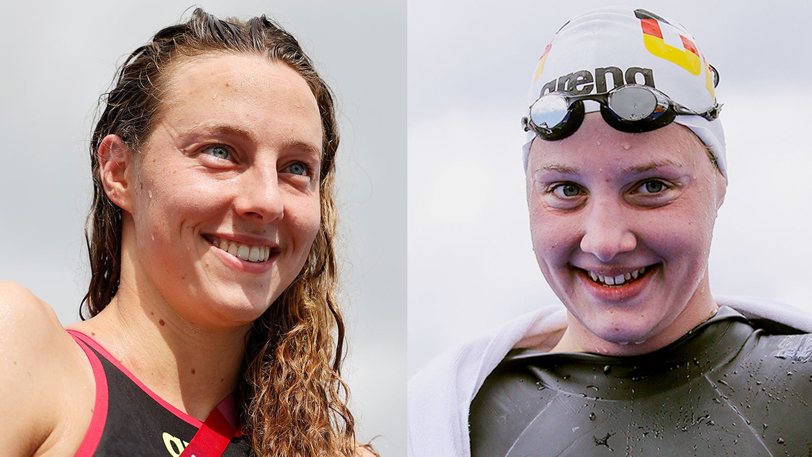 Leonie Beck e Lea Boy di Würzburg ai campionati del mondo di nuoto a Budapest