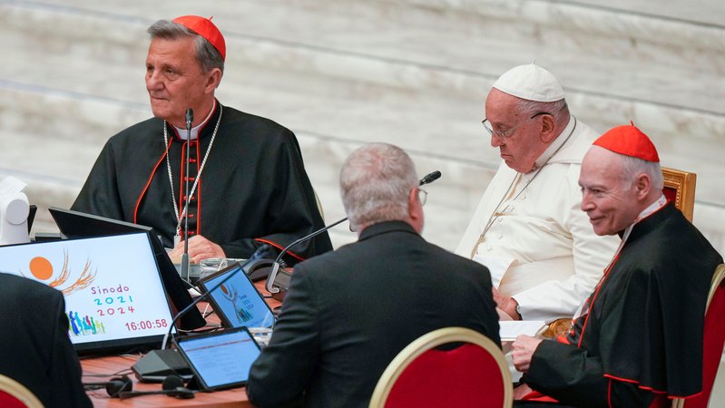 Der Papst will kein nachsynodales Schreiben verfassen. Es bleibt bei dem Abschlussdokument der Synode – mit nur empfehlendem Charakter. | Bild: dpa-Bildfunk/Andrew Medichini Der Papst will kein nachsynodales Schreiben verfassen. Es bleibt bei dem Abschlussdokument der Synode – mit nur empfehlendem Charakter.