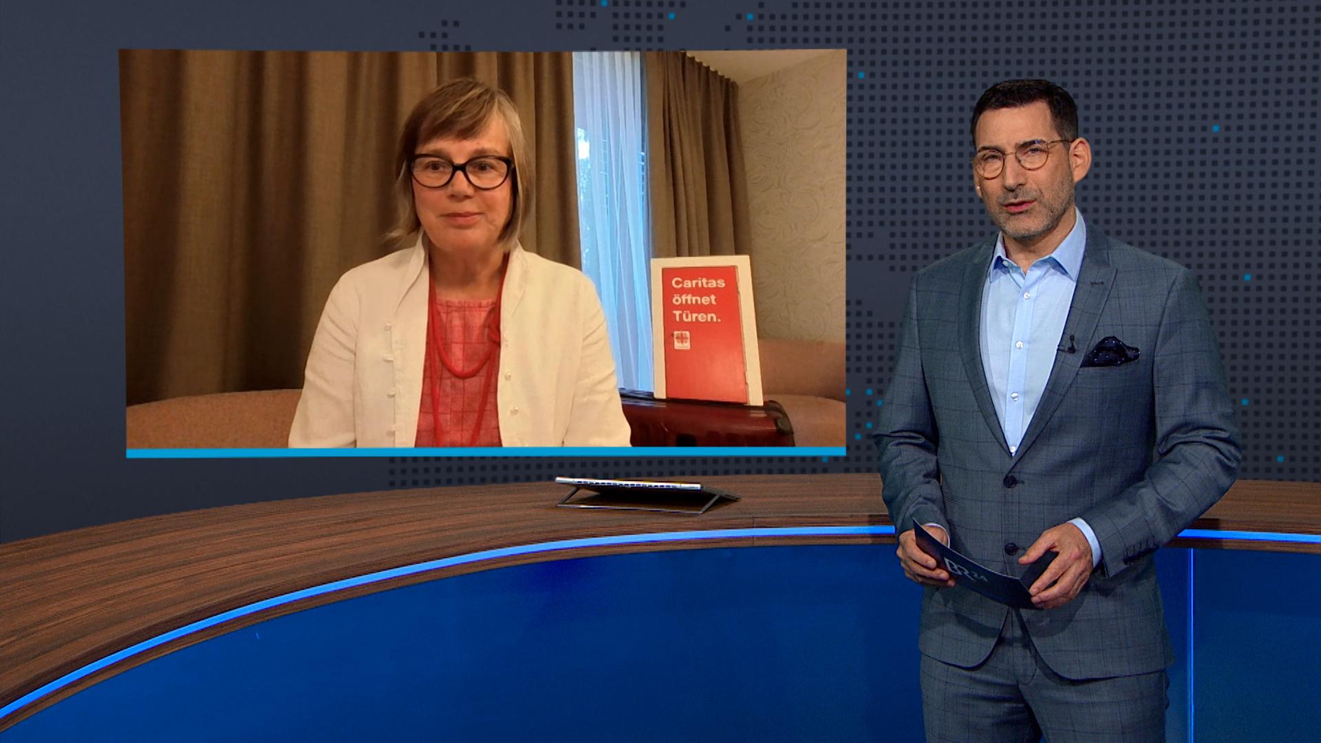 Interview mit Eva Maria Welskop-Deffaa, Präsidentin vom Deutschen Caritasverband, zur Sozialstaatreform.