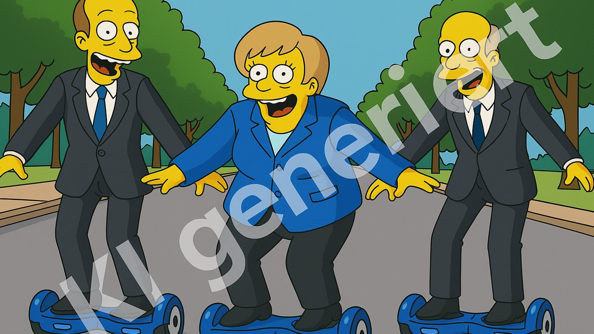 Mit einem weiteren Prompt verwandelt sich das fotorealistische Ausgangsbild in eine Szene im Stil der Zeichentrickserie 