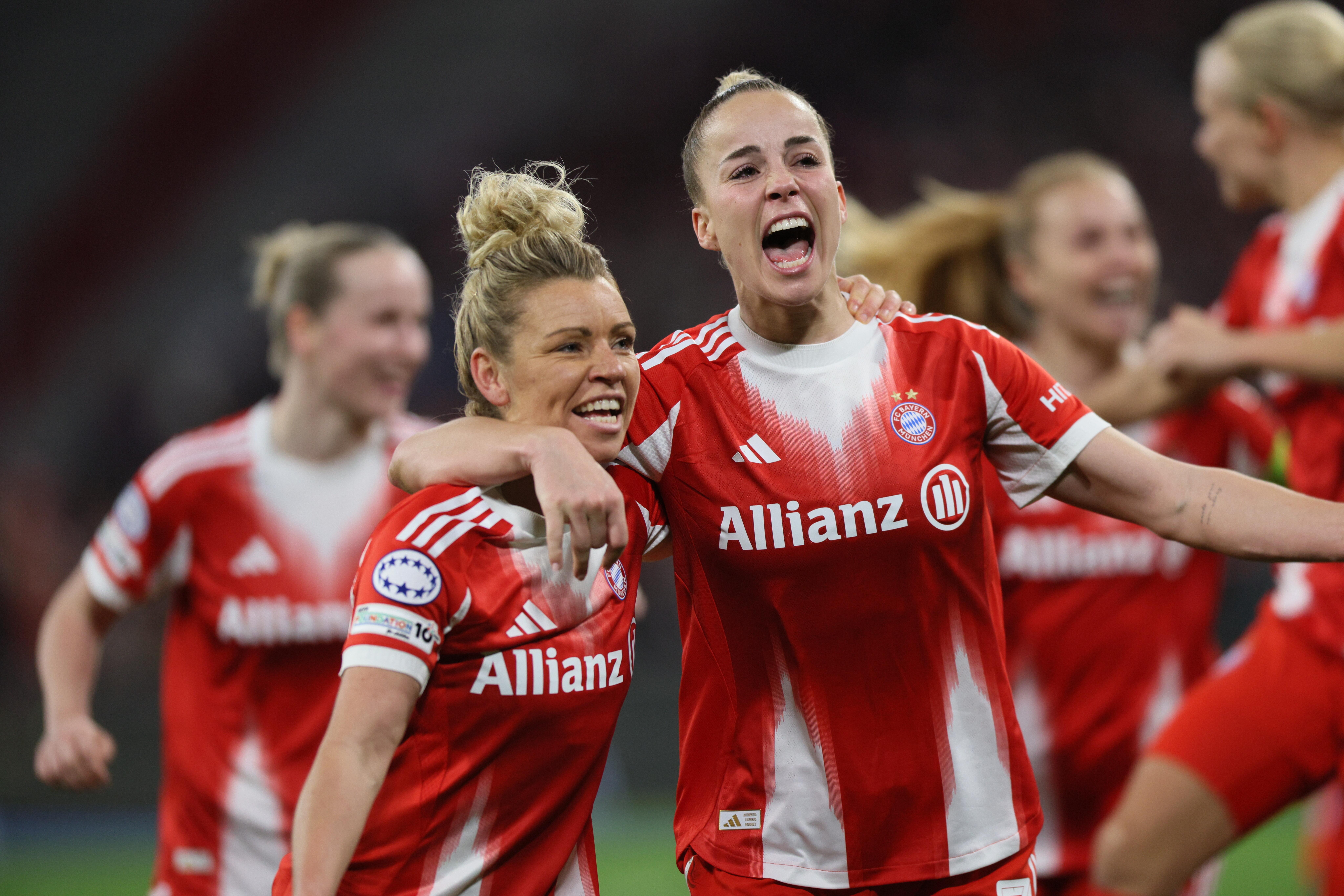 Spielszene FC Bayern Frauen - Manchester United