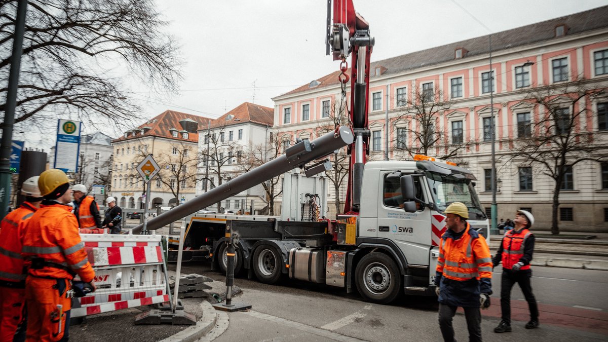 Einzigartiges Projekt: 5G-Straßenlaternen in Augsburg