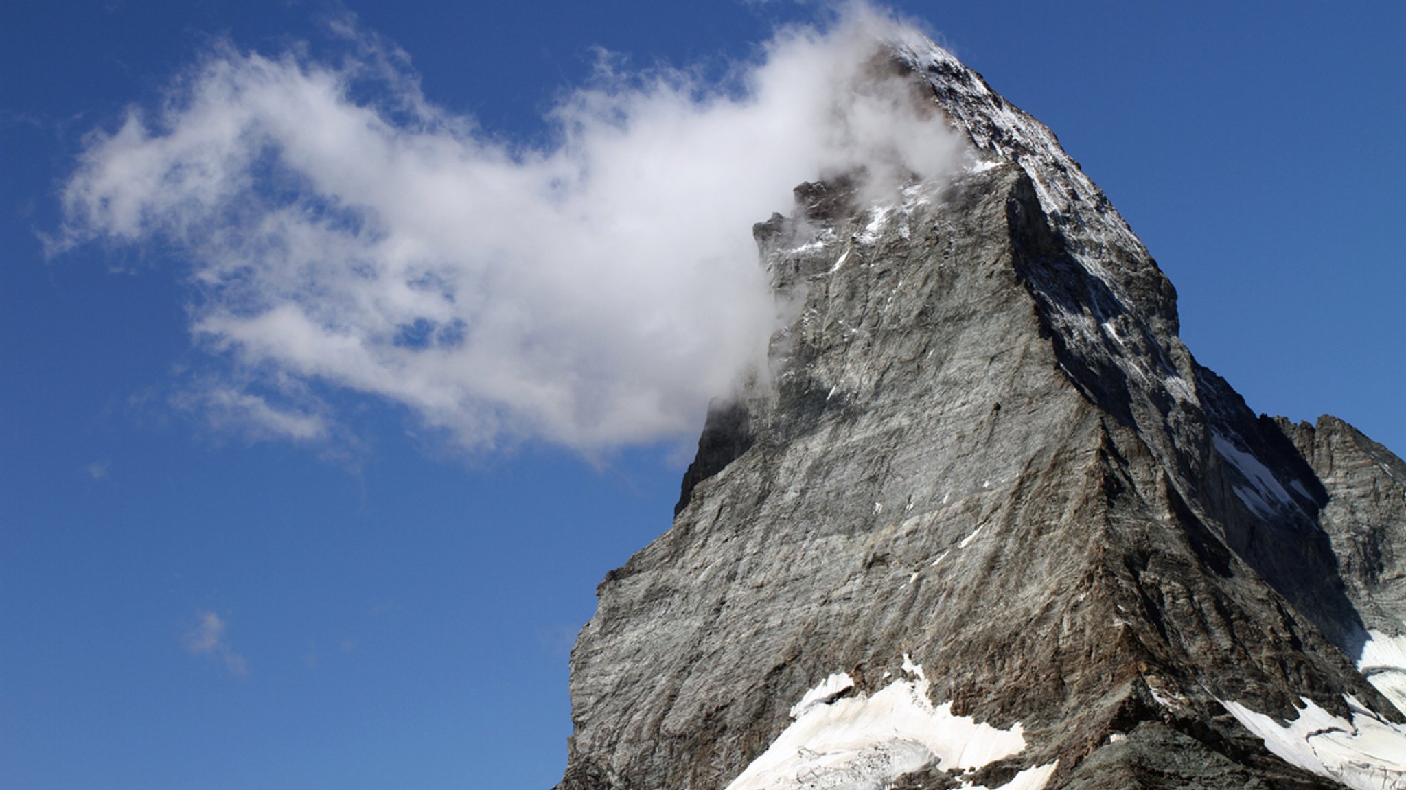 Eine Ikone bröckelt: Gigantischer Felssturz am Matterhorn